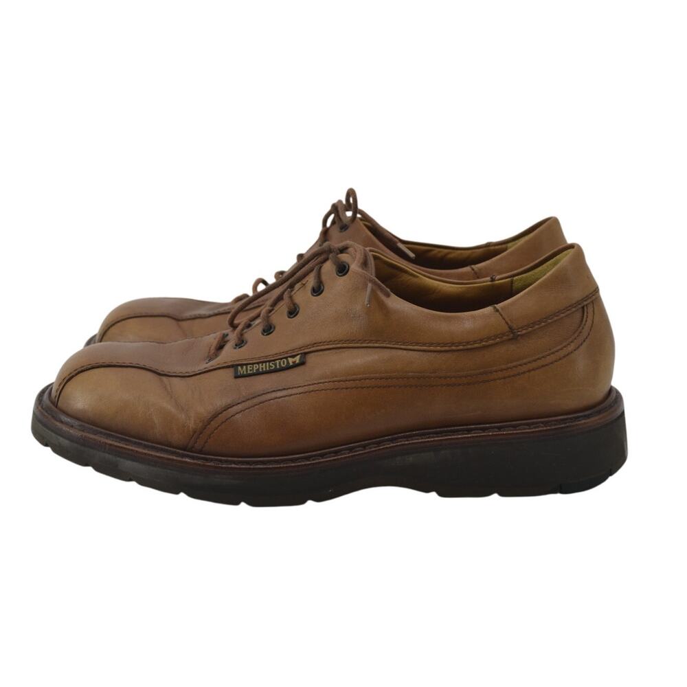 Mephisto Abel Air Goodyear Welted Tan Leather Oxfords Sz 7.5